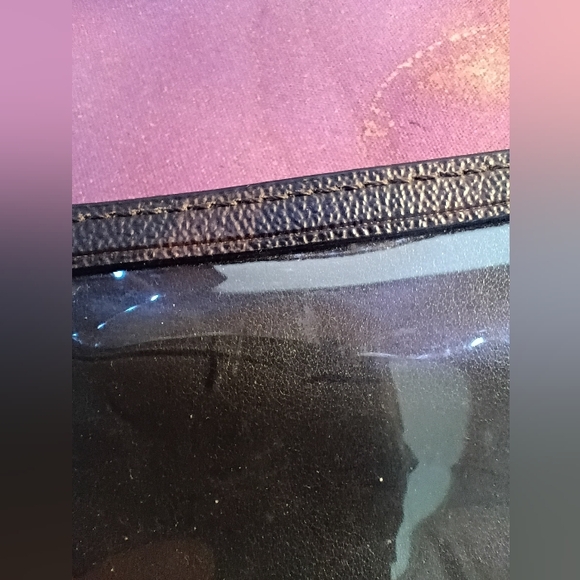 COACH Signature Canvas Badge ID Lanyard - Brown/Black - Iconic Logo Designer Old - Picture 6 of 8